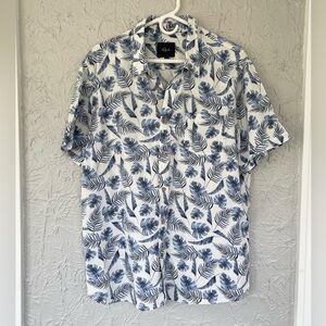 Rails Carson Vista Del Mar White Linen Shirt Size 2XL